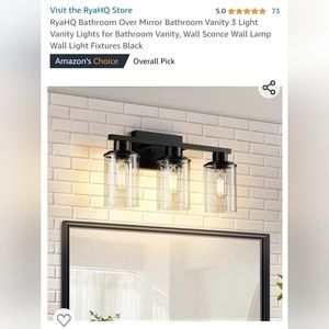 Bathroom light fixture